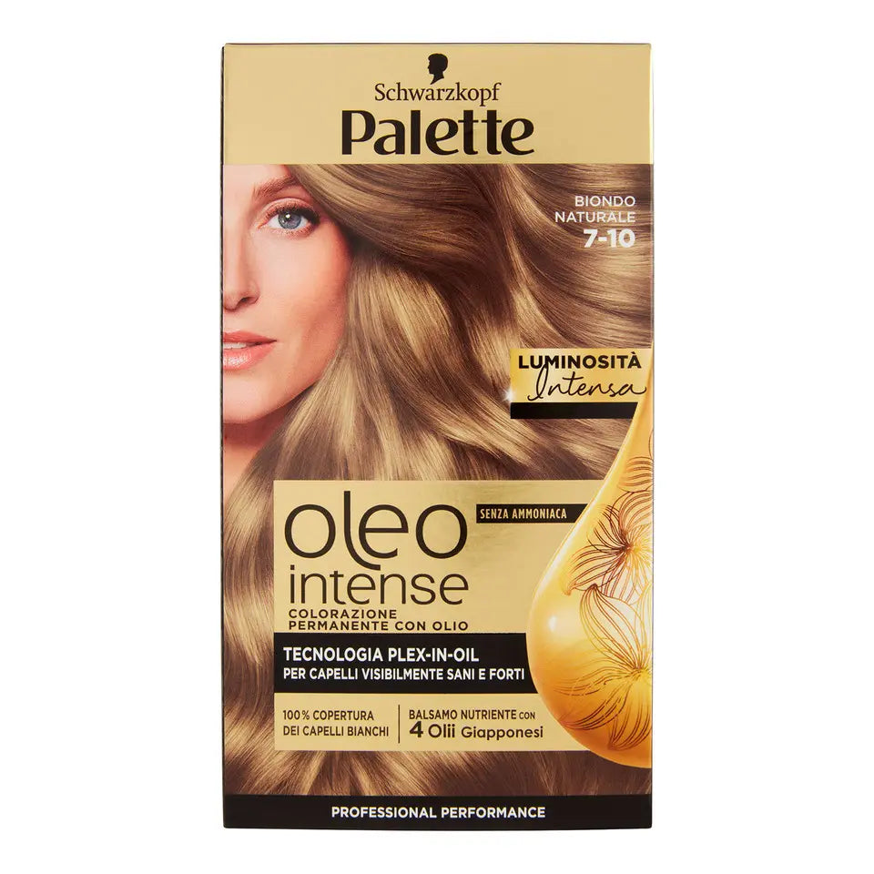 PALETTE/SCHWARZKOPF OLEO INTENSE 7-10 BIONDO NATURALE TECNOLOGIA PLEX-IN-OIL SENZA AMMONIACA