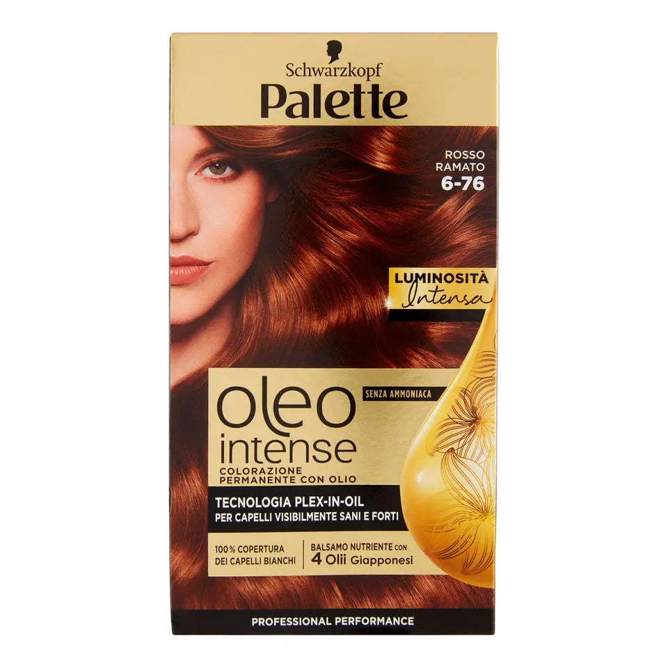 PALETTE/SCHWARZKOPF OLEO INTENSE 6-76 ROSSO RAMATO TECNOLOGIA PLEX-IN-OIL SENZA AMMONIACA