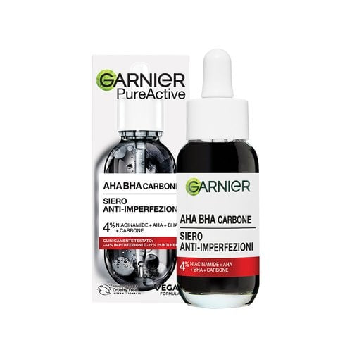 PURE ACTIVE Siero Anti-Imperfezioni AHA+BHA con Carbone