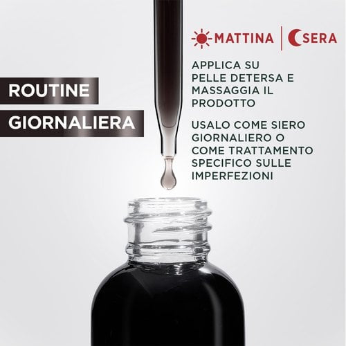 PURE ACTIVE Siero Anti-Imperfezioni AHA+BHA con Carbone