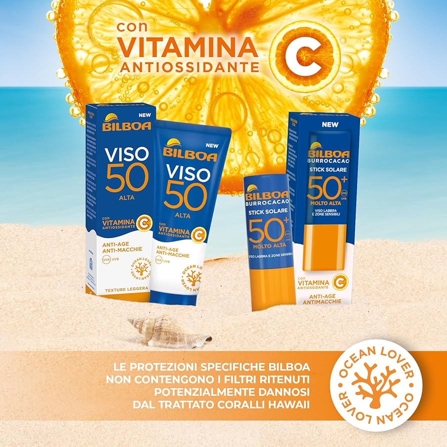 CREMA VISO CON VITAMINA C SPF50 BILBOA 50ML
