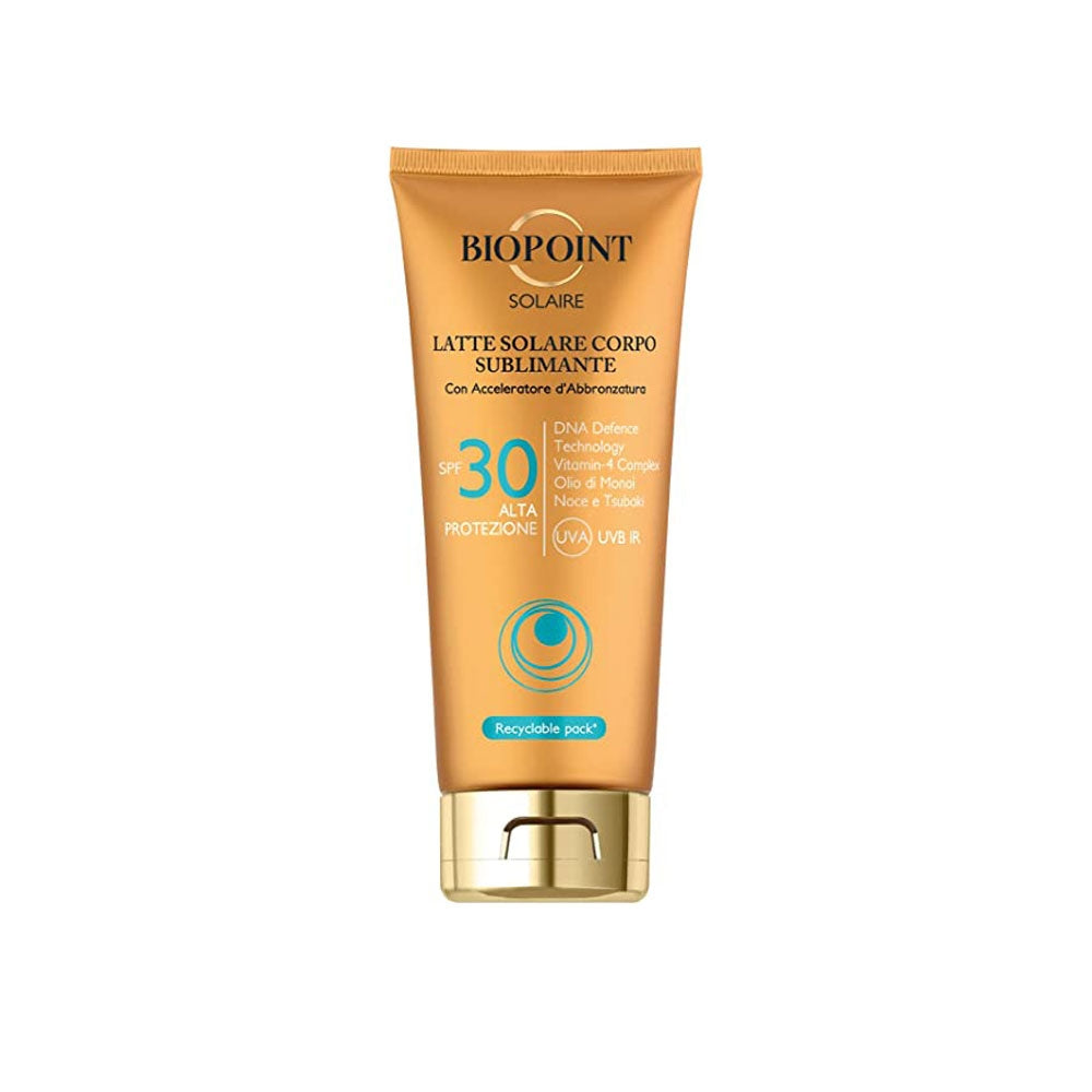 Biopoint Latte solare corpo sublimante SPF30 protezione alta- ml 200