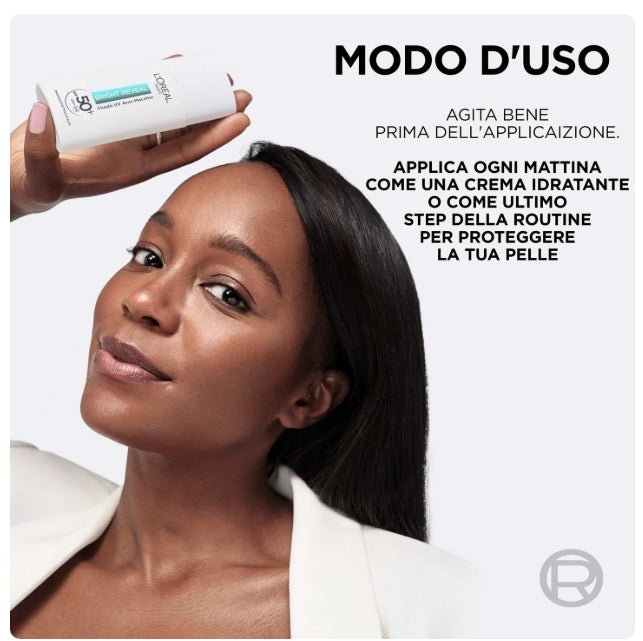L'Oreal Bright Reveal Fluido UV Anti-Macchie SPF 50+ 50ml