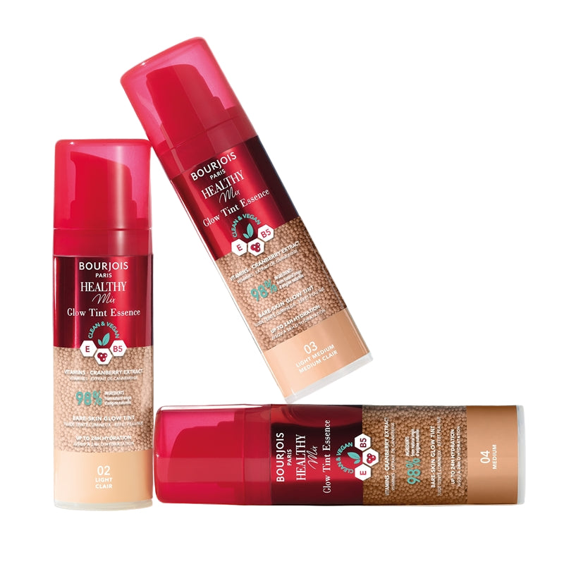 BOURJOIS HEALTHY MIX GLOW TINT Essenza idratante uniformante per il tono della pelle