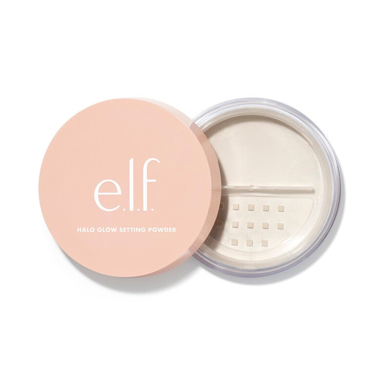 Halo Glow Setting Powder-Cipria in polvere libera per una finitura aerografata