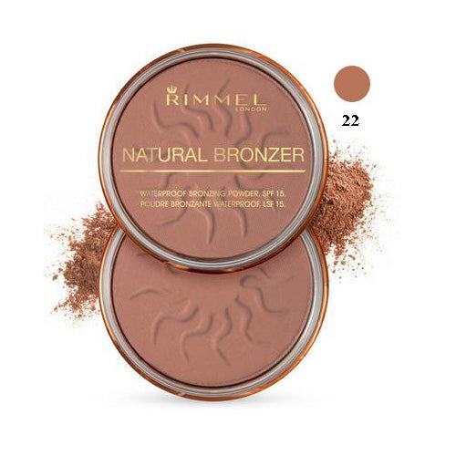 RIMMEL NATURAL BRONZER -TERRA COMPATTA VISO WATERPROOF-SPF15
