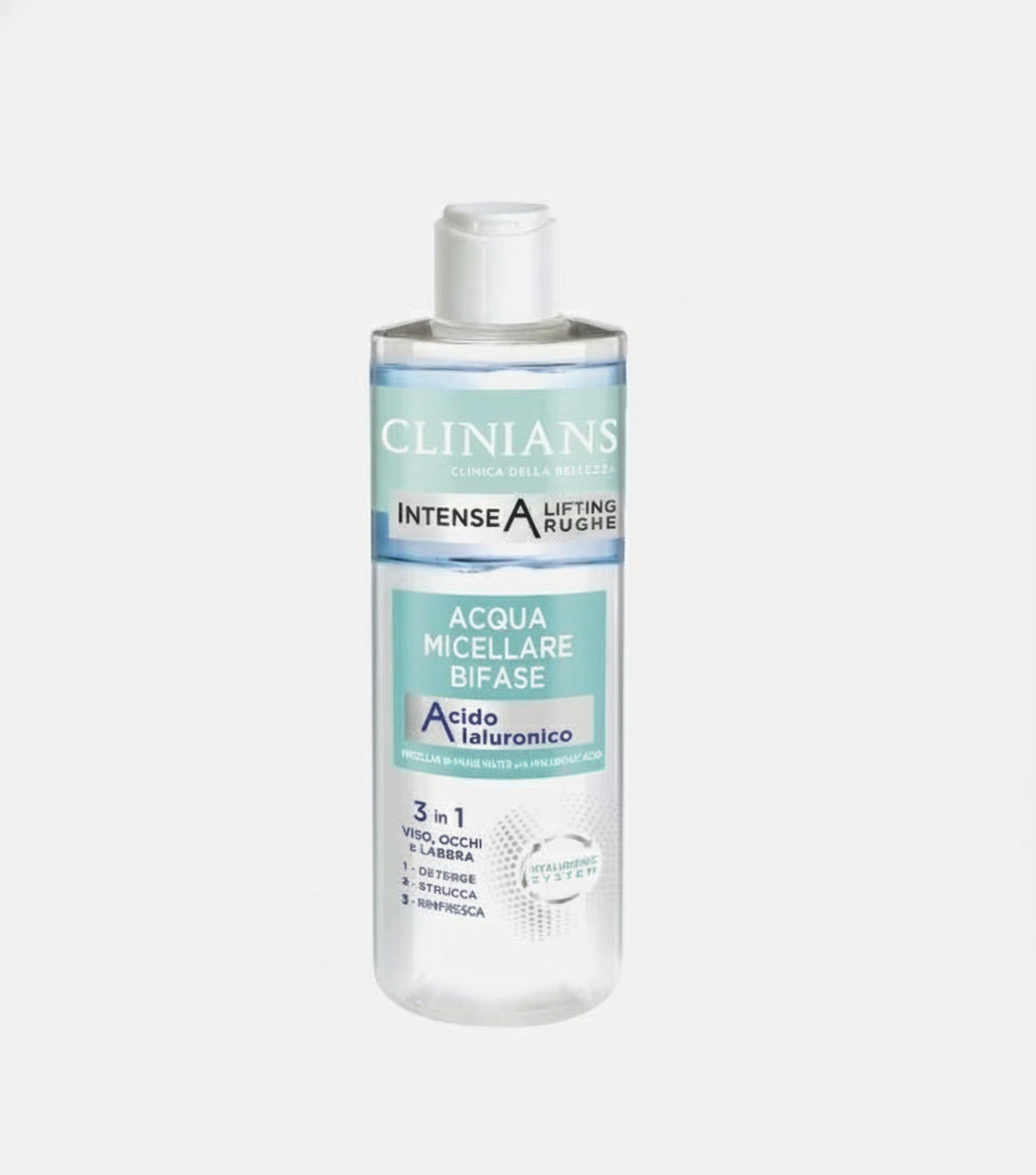 Clinians INTENSE A LIFTING RUGHE ACQUA MICELLARE BIFASE 400ml