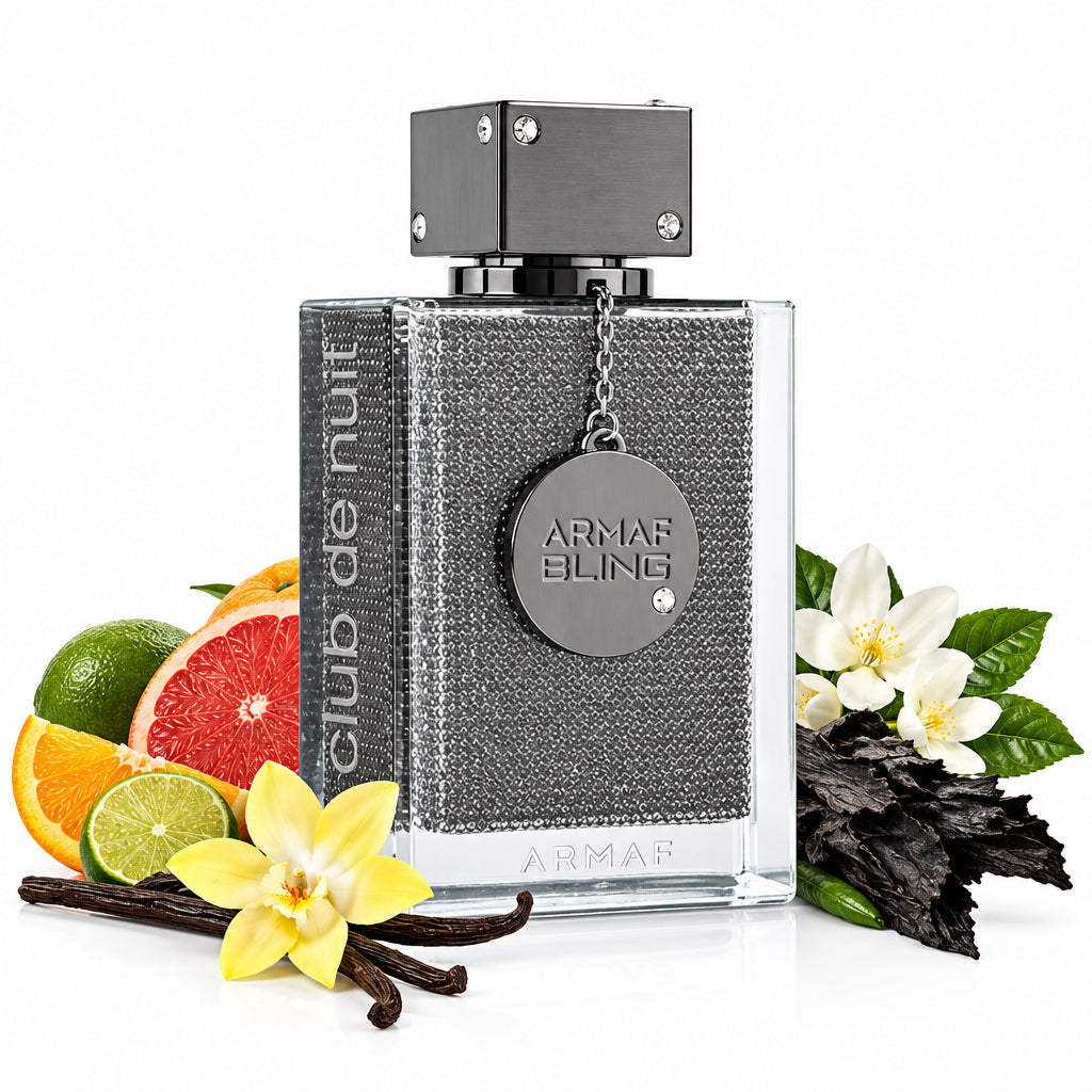 Armaf Club de Nuit Bling EDP 75ml Fragranza Unisex Legnosa Floreale Muschiate con Note Agrumate e Vaniglia per Occasioni Formal