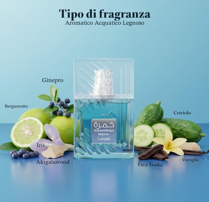 Lattafa Khamrah Waha Unisex Eau de Parfum, 100 ml