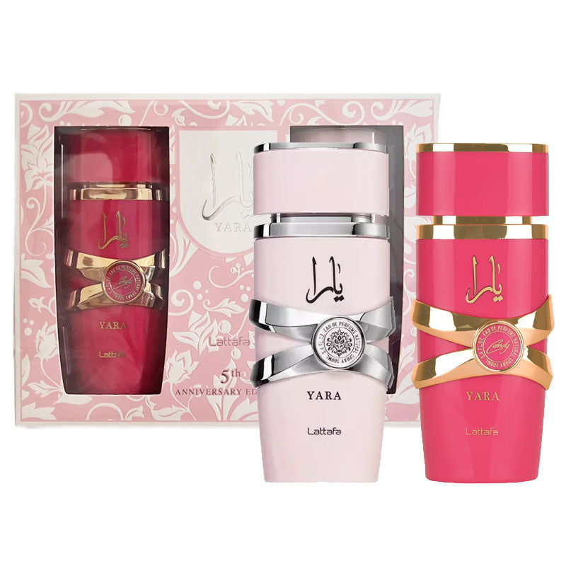 Confezione Yara Rose & Yara Candy 100ml Lattafa - DONNA